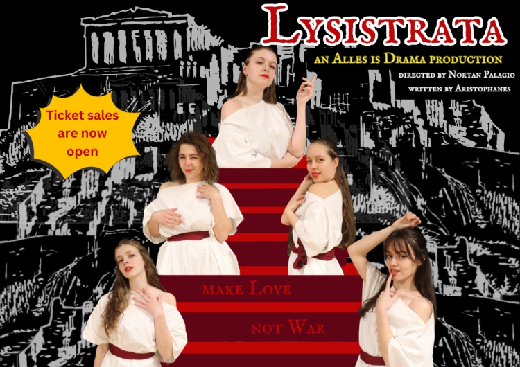 Lysistrata |  Student theatre play performance on Saturday