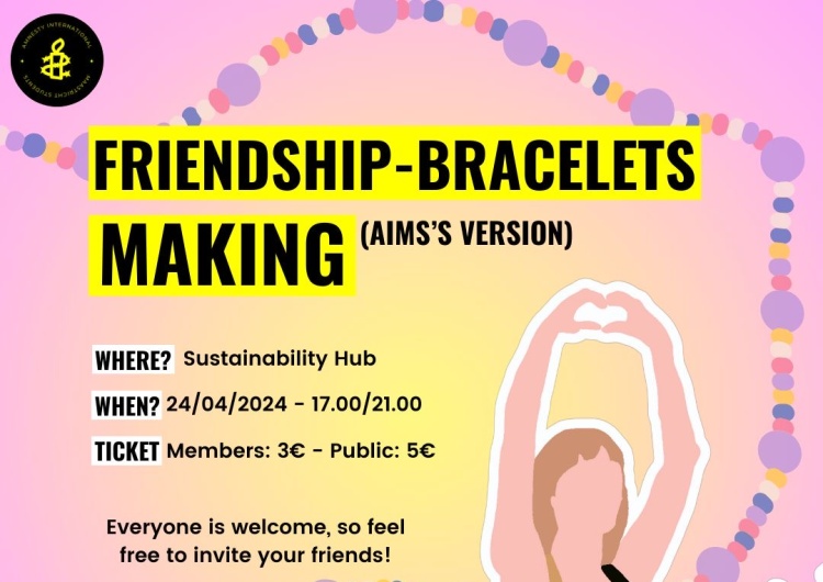 Friendship Bracelet Making (Aims’ Version)