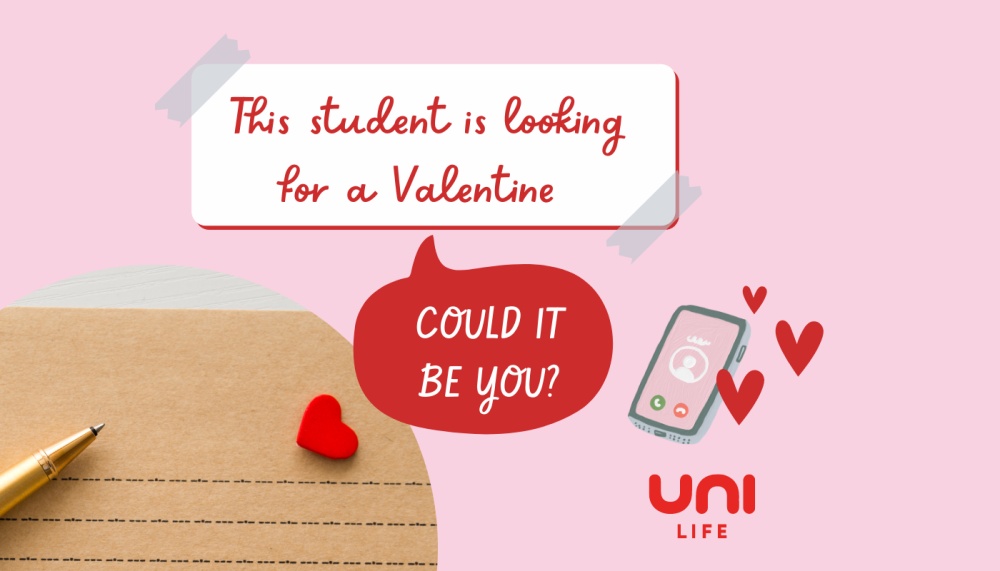 This student is looking for a Valentine at Maastricht Uni! 💗