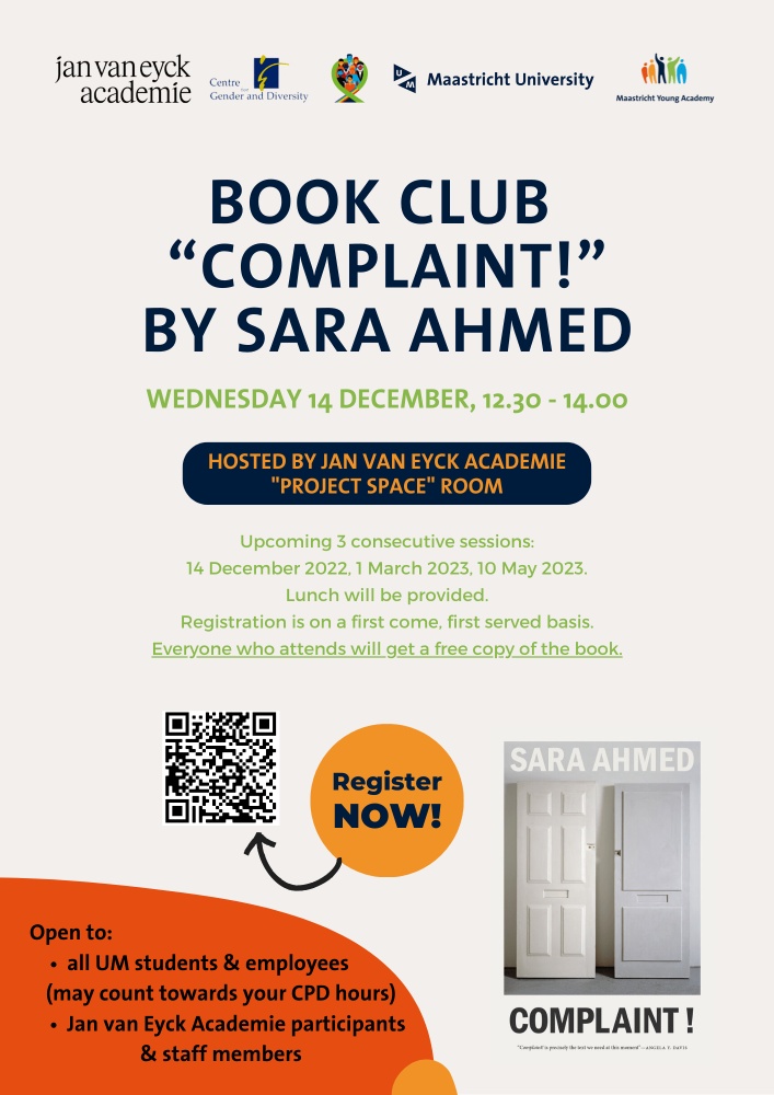 MYA Book Club: "Complaint!" by Sara Ahmed
