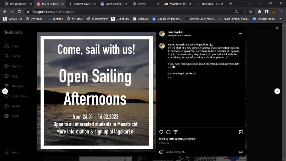 Lagakari Open Sailing Afternoons