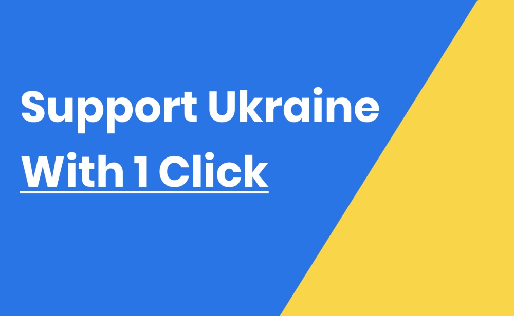 🇺🇦Support Ukraine With 1 Click