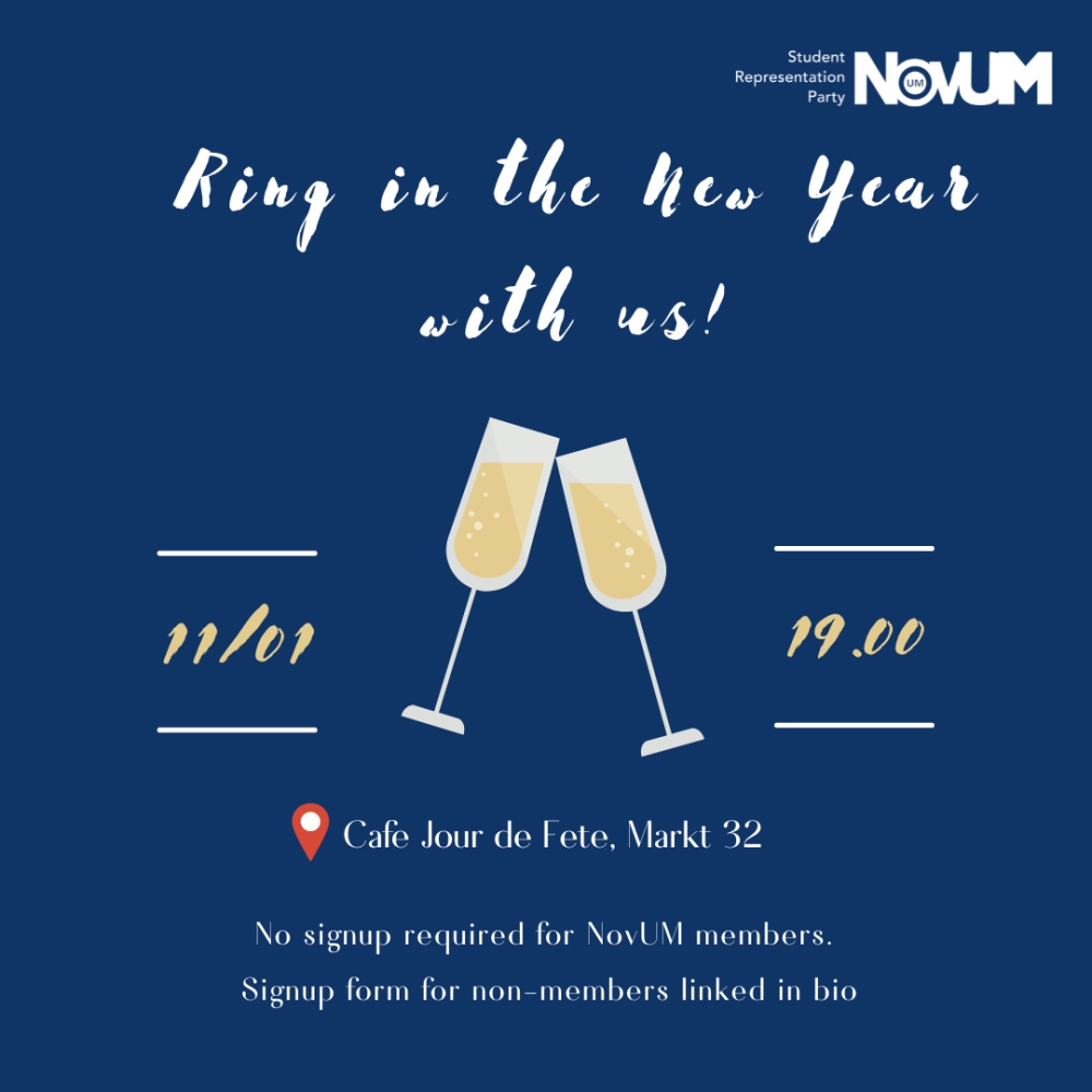 Ring in the New Year with us! - NovUM Drinks