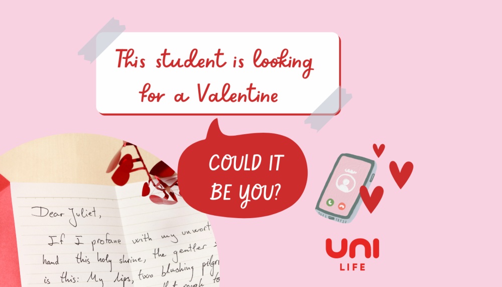This student is looking for a Valentine at Maastricht Uni! 💗